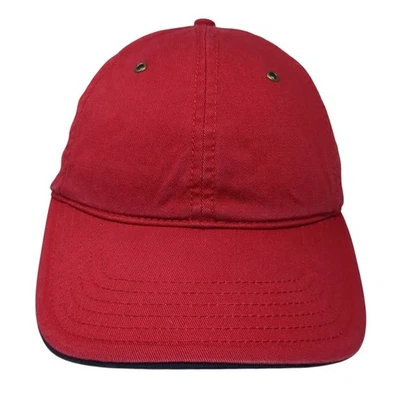 Sombrero Levi Strauss Signature Slideback rojo talla única correa de cuero liso Foto 1 de 4