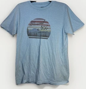 Mt Nebo State Park Arkansas weiches blaues grafisches T-Shirt Damen Größe Medium Retro " - Bild 1 von 11