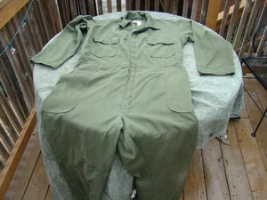 US Military Army Utility Coveralls Large in good condition NSN 8405-05-395-1135 - Picture 1 of 12