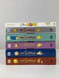 The Simpsons The Complete 1-5 + Movie Season DVD Collector’s Edition Box Sets! - Bild 1 von 23