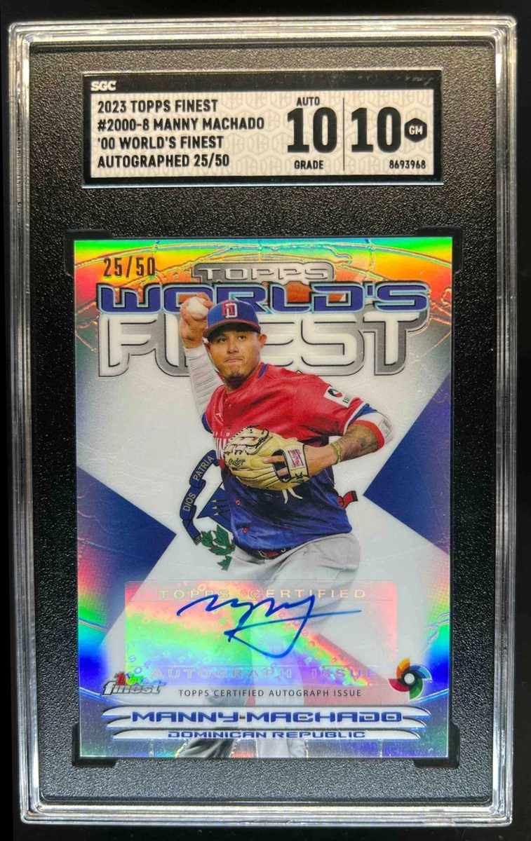 Topps WBC 2023 MANNY MACHADO レリックオート　/10 Topps WBC 2023 MANNY MACHADO レリックオート/10