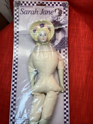 Muñeca victoriana Sarah Jane Daisy Kingdom 15,5"" kit artesanal estilo #9700 Foto 1 de 3