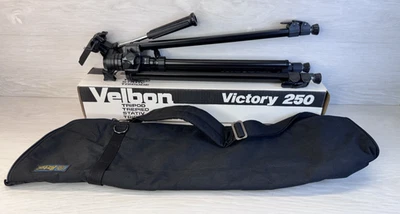 Velbon Victory 250 Tripod Sturdy & Lightweight, w/ Carry Bag & Box - Image 1 of 4