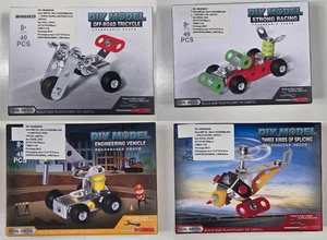 4x DIY Model Kits de Construcción Juguete de Metal Incluye Herramienta - Imagen 1 de 5