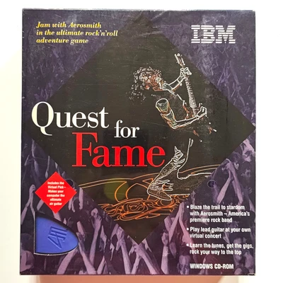 QUEST FOR FAME / Big Box IBM PC/ NUOVO - SEALED - Immagine 1 di 4