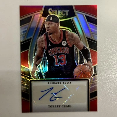 2023-24 Select #SSS-TCP Torrey Craig Signature Selections Auto Bulls - Image 1 of 2
