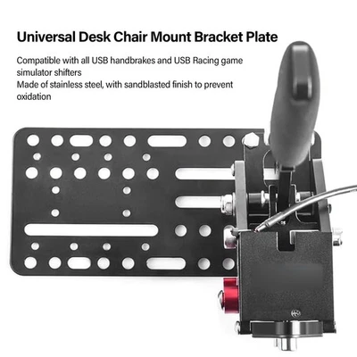Sturdy Racing Game USB Handbrake Desk Mount Plate for G27 G29 Shifter - Image 1 of 4