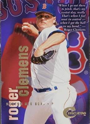 1996 Circa Baseball Roger Clemens #10 - Image 1 of 2