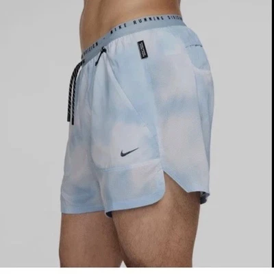 $100 Nike Division  Breathe ADV 4'' Running Shorts Blue L HJ4150-422 Brief-Lined - Image 1 of 4