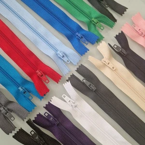 Closed End Nylon N03 Zips 6 - 22 inch Autolock Crafts Sewing Zipper Fastener - Picture 1 of 32