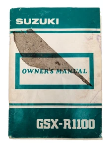 Suzuki 1990 Model GSX-R1100 - Owner's Manual - Part No. 99011-40C52-03A - Picture 1 of 7