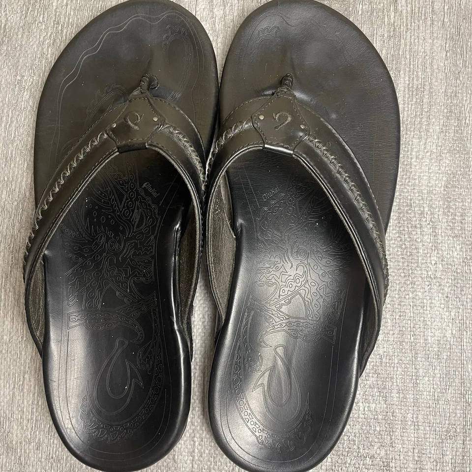 OluKai Mea Ola talla 11 para hombre - negro Foto 1 de 4