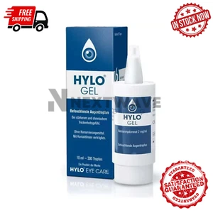 Hylo Gel 10ml Hyaluronic Ursapharm Eye Drops Effective Chronic Free Shipping - Picture 1 of 8