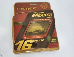 Fierce FST1620 16 Gauge 20ft. Car Audio Premium Speaker Wire NEW - Picture 1 of 2
