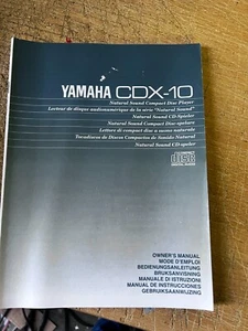 YAMAHA CDX-10, YAMAHA GEBRAUCHSANWEISUNG, YAMAHA CDX10, YAMAHA - Bild 1 von 1