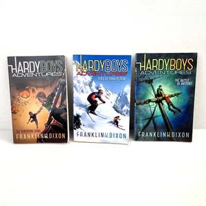 3x Franklin W. Dixon Hardy Boys Adventures Book #3, 5, 6 Young Adult Fiction - Picture 1 of 17