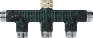 62019 5-Way Zinc Hose Faucet Valve Manifold - Picture 1 of 4