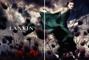 2008 Lanvin Olga Sherer Alber Elbaz fashion 2-page MAGAZINE AD - Picture 1 of 1