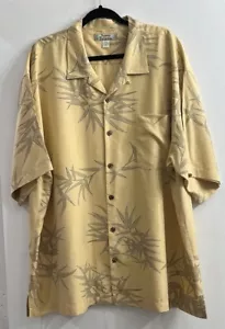 Vintage Tommy Bahama Hemd Herren 2XL Blumen Seide Hawaii Tropical Beach Kragen Knopf - Bild 1 von 10