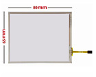 For Motorola Symbol Mc65 Mc659b Barcode Scanner Reader Touch Panel 80Mm*65Mm
