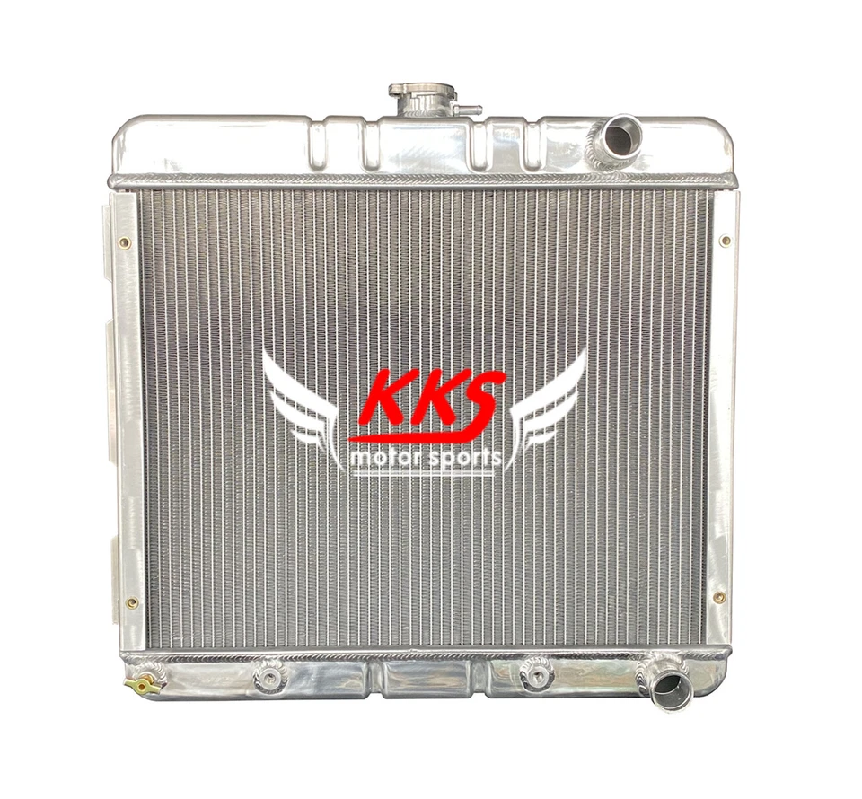 RADIADOR PULIDO KKS 3 FILAS Ajuste Dodge Dart Plymouth Valiant Duster 3.2L 3.7L L6 Foto 1 de 4