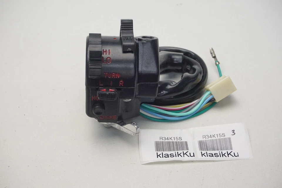 SUZUKI GP100 GP125 TR125 GT125 GT185 CONJUNTO INTERRUPTOR MANGO LH NOS Foto 1 de 4