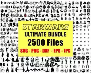 2500+ starwars svg bundle, star wars png, svg files for cricut, darth vader svg - Picture 1 of 6