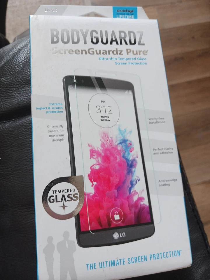 Bodyguardz Pure Tempered Glass Screen Protector for LG G3 Vigor - Image 1 of 4