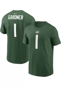 NIKE SAUCE GARDNER #1 NEW YORK JETS NAME AND NUMBER PLAYER SHIRT SZ 2XL T-SHIRT - Picture 1 of 4