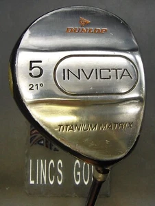 Dunlop Invicta 21° 5 Wood Regular Graphite Shaft Unbranded Grip - Picture 1 of 6