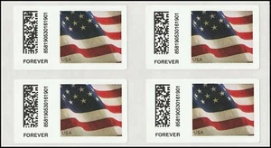 US CVP108 Flag Kiosk ATM F Block 4 MNH 2018 - Bild 1 von 1