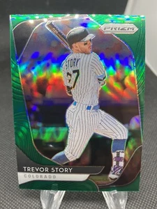 Trevor Story 2020 Panini Prizm Baseball Green Prizm #212 Rockies 202 - Picture 1 of 2
