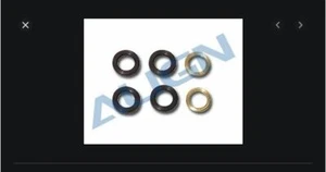 Align Trex 600 Damper Rubber Black 90` HN6067T - Picture 1 of 1