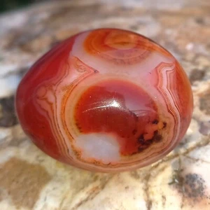 Strip Agate Courage Carnelian Carnelian Red Agate Red Agate No.T1 Power Energy Zen - Picture 1 of 5