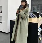 Women's Luxury Party Faux Fur Jacket Loose Thicken Casual Coat Long Style Hooded