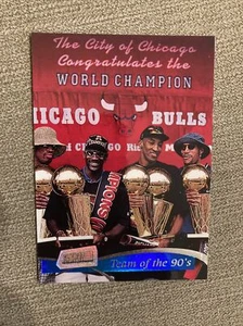 Team of the 90's - 1997-98 Topps Stadium Club Chicago Bulls Jordan Pippen #5 - Picture 1 of 4