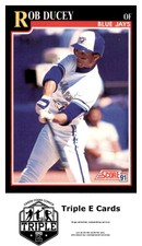 1991 Score #821 Rob Ducey Toronto Blue Jays ~A3P
