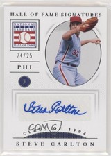 2021 National Treasures Hall of Fame Signatures /25 Steve Carlton Auto HOF