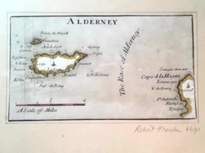Antique Map of Alderley c1691 by Robert Morden - Picture 1 of 7