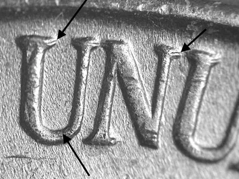 1938 P WDDR-003 Doubled Die Reverse Ch/Gem BU/Uncirculated Jefferson Nickel Cover