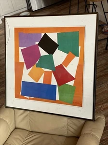 Original Matisse Lithograph 1958 after The Snail L’escargot 1953 28”x28” Framed - Picture 1 of 24