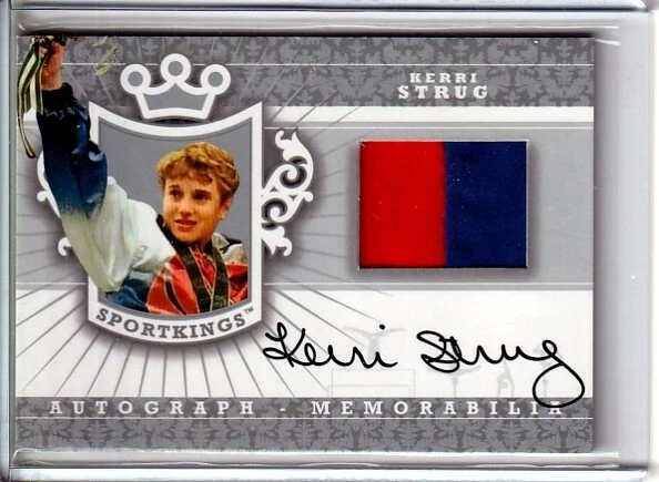 Memorabilia autógrafa Sportkings 2013 plateada #AMKST2 Kerri Strug/30* - gimnasta Foto 1 de 1