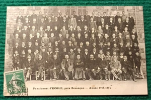CPA 25 Pensionnat d'ECOLE, près Besançon - Année 1913-1914 - Imagen 1 de 2