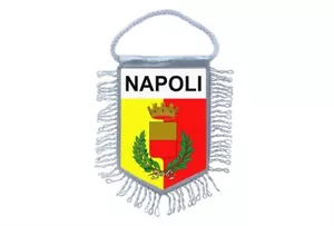 Mini Banner Flagge Wimpel Fenster Spiegel Autos Land Banner Neapel Italien - Bild 1 von 1