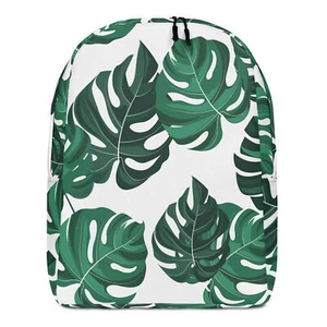 Mochila minimalista Monstera Tropical Leaf Design - Imagen 1 de 5