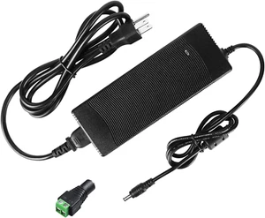 24V 8A Power Supply Adapter, AC to DC Converter AC 100V-240V to DC 24 Volt 8 Amp - Picture 1 of 12