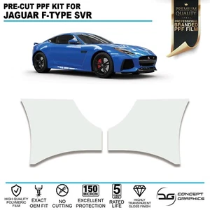 Rear wheel Arches Stone Guard PPF Paint Protection Film For Jaguar F-Type SVR - Picture 1 of 4