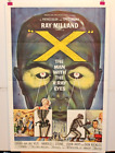AFFICHE DE FILM ORG THE MAN WITH THE X-RAY EYES 1sh 1963 Ray Milland