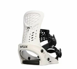 Flux FL Bindings Size XS 21/22 New Open Box White/Black Junior Model Kids - Picture 1 of 3