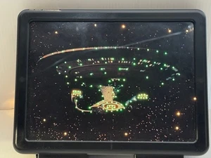STAR TREK NEXT GENERATION FIBER OPTIC PRINT, COLOR CHANGING, W/BOX, 1994 WORKS - Picture 1 of 10